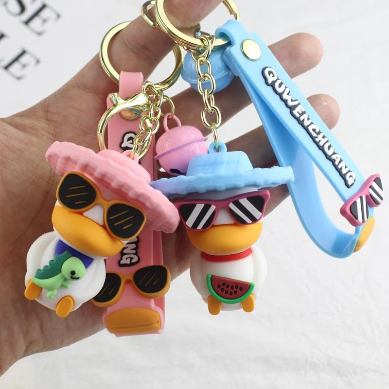 Porte Clés Canard Vacances Dino