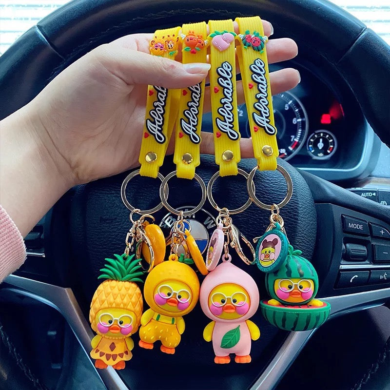 Porte Clés Canard Pastèque