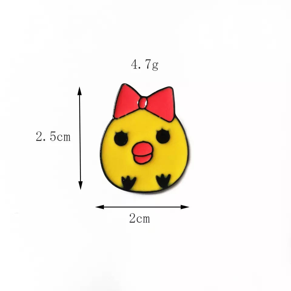 Girl Chick Pin