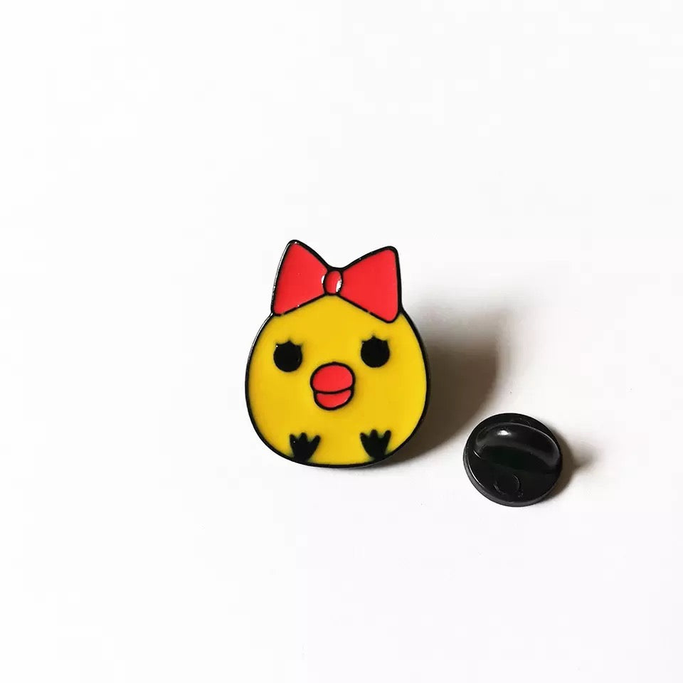 Girl Chick Pin