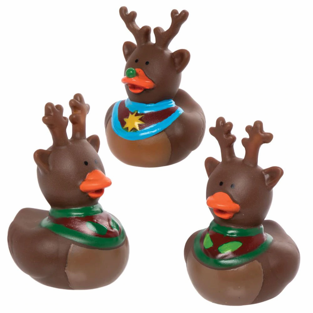 Mini Canard Renne de Noël