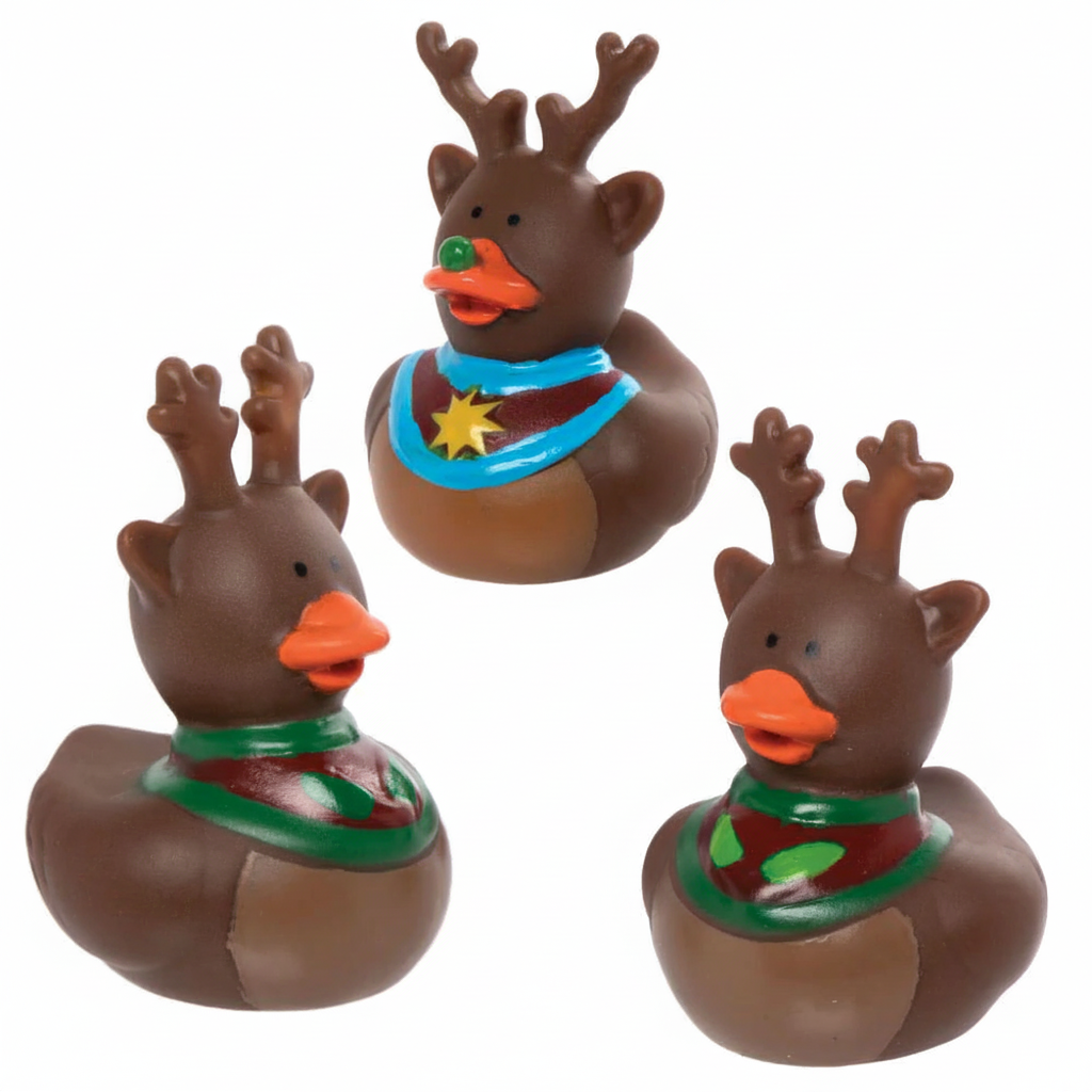 Kleiner Rentier-Weihnachts-Erpel