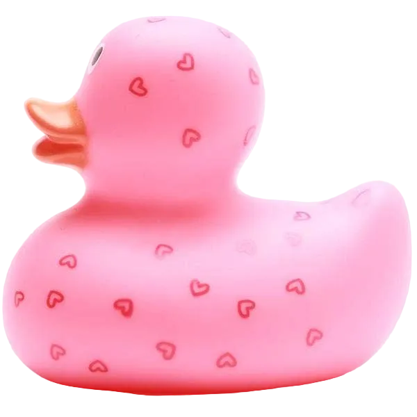 Duck Hearts - rosa