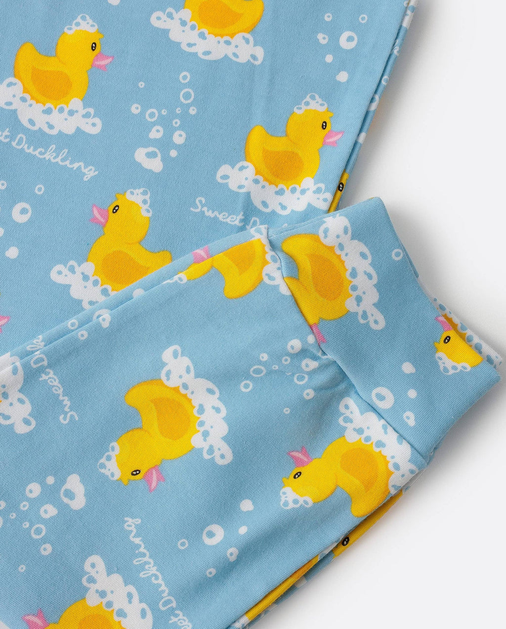 Kinder-Langarmpyjama – Ente „Sweet Duckling“