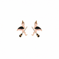 Boucles d'oreilles Flamant d'Halloween - Sorcière