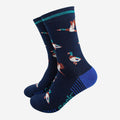 Dunkelblaue Socken Stockenten
