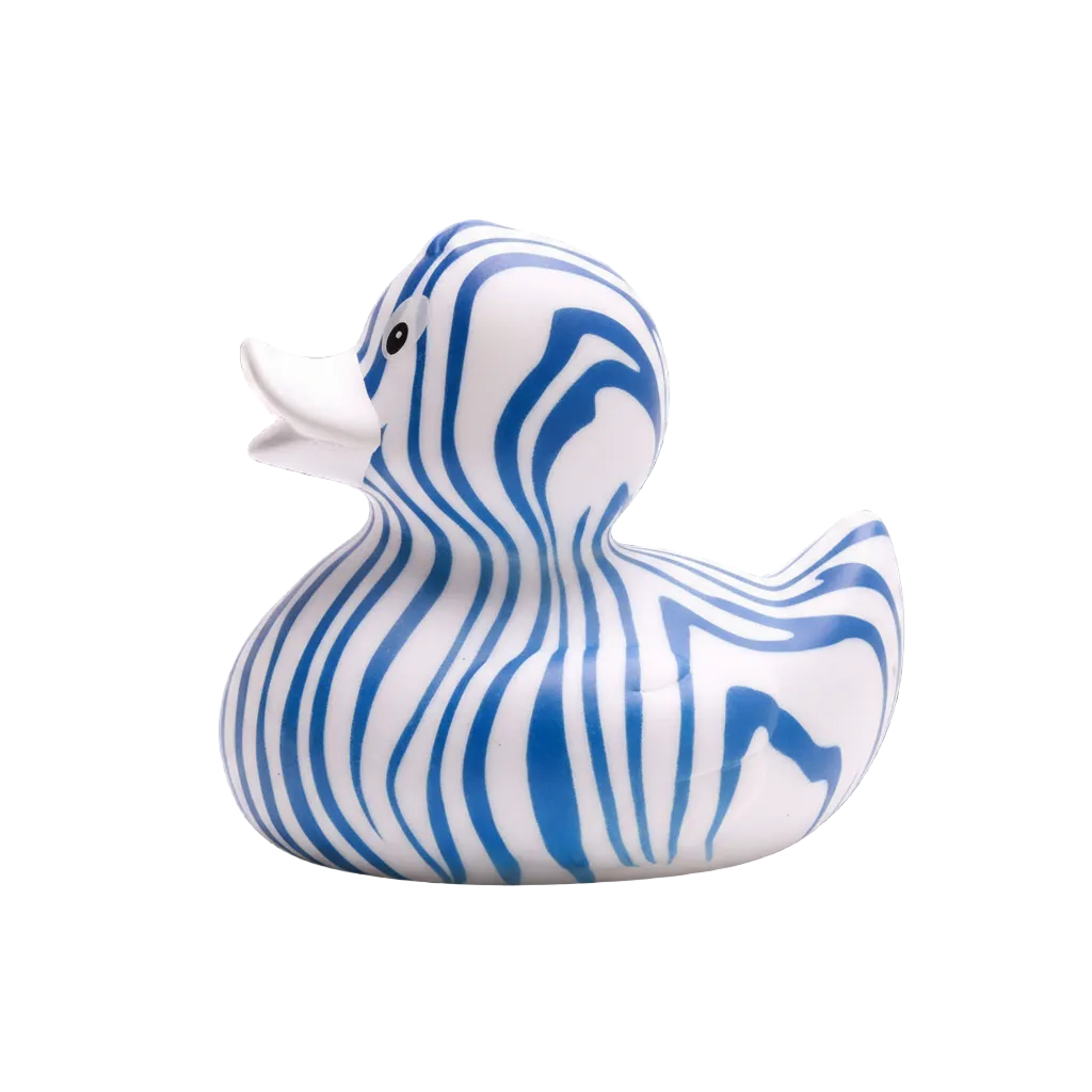 Canard Zèbre - Bleu