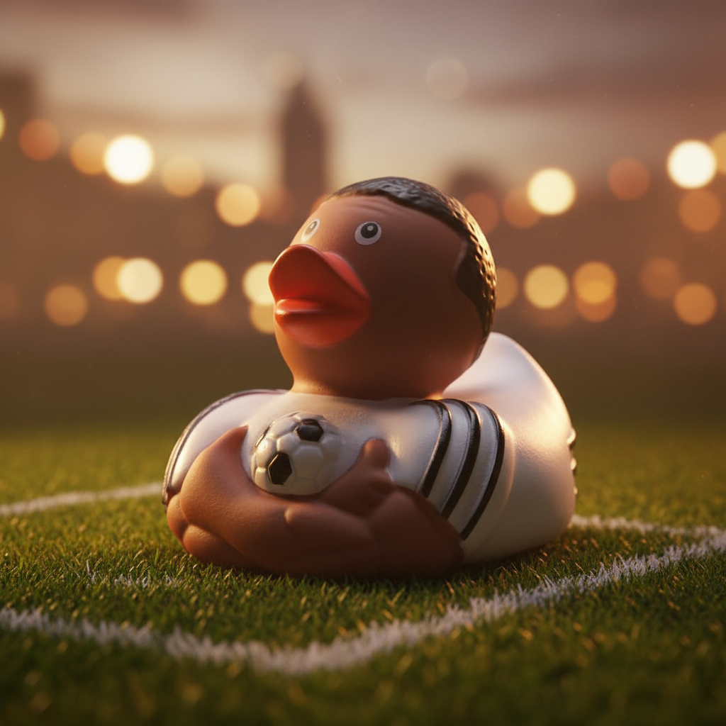 Enten-Footballspieler