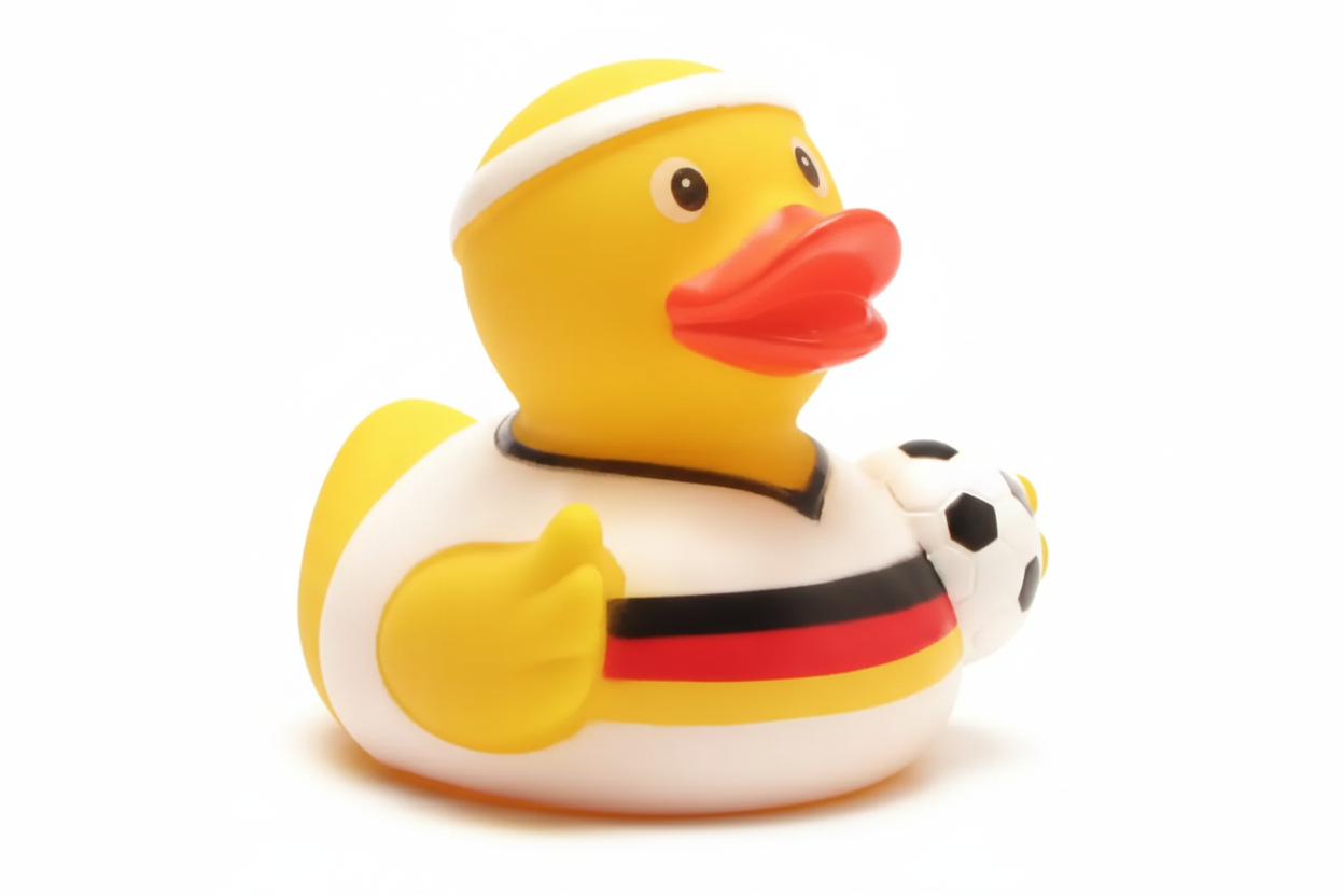 Canard Footballeur Maillot d'Allemagne