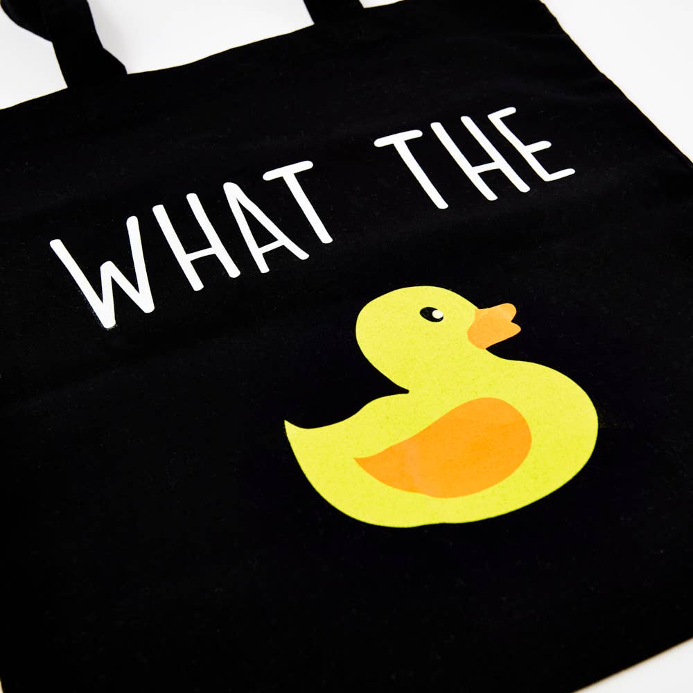 Tote Bag Canard "What The Duck"