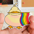 Autocollant Canard Pride