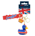 Union Jack Duck Keychain