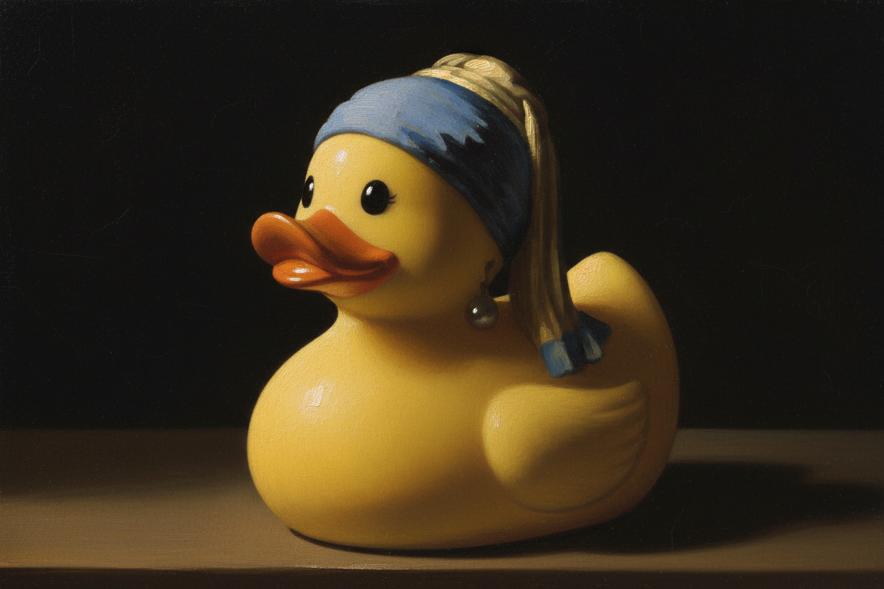 Duck Das Mädchen mit dem Perlenohrring