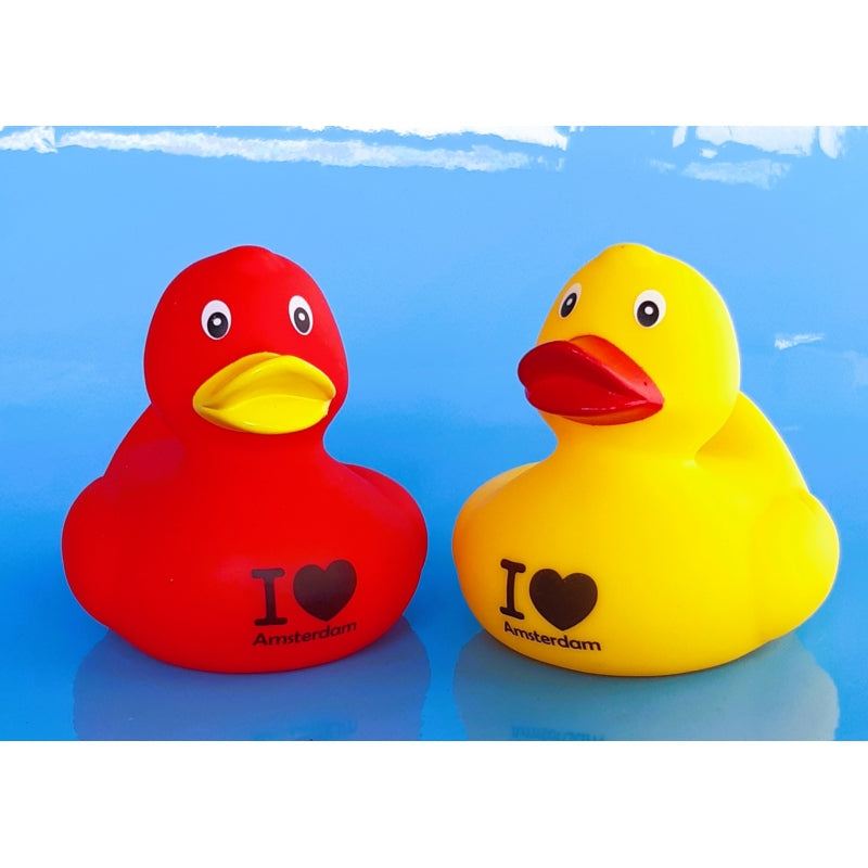 Canard "I LOVE Amsterdam" - Dutch Ducky - vue 2