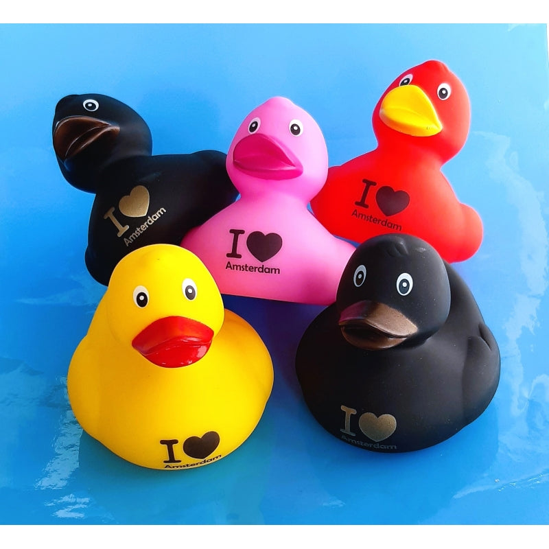 Canard "I LOVE Amsterdam" - Dutch Ducky - vue 3