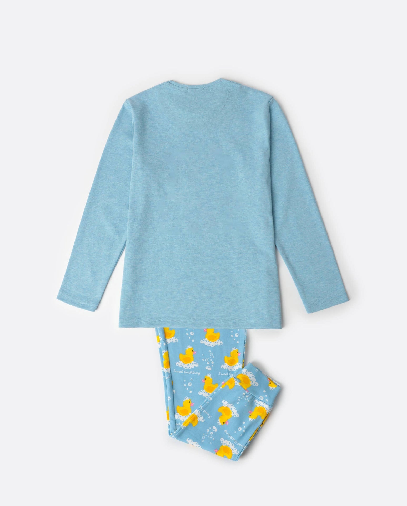 Kinder-Langarmpyjama – Ente „Sweet Duckling“