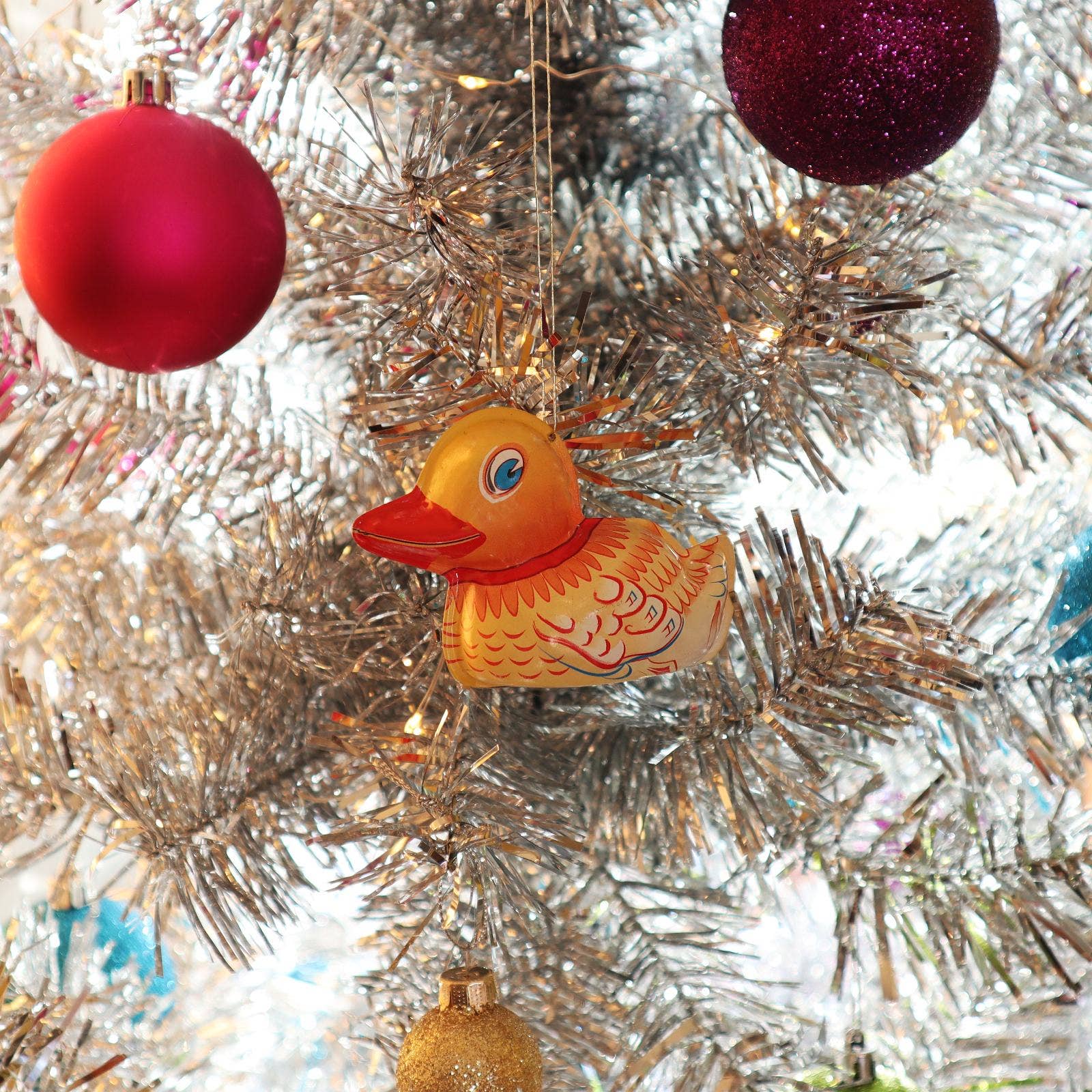 Décoration à suspendre Canard en métal