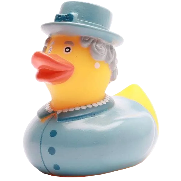 Queen Elizabeth II Ente - Blau