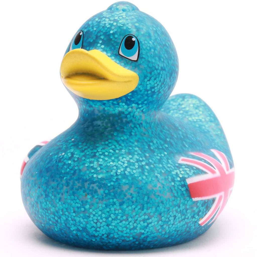 Canard Union Jack - Bleu Pailleté