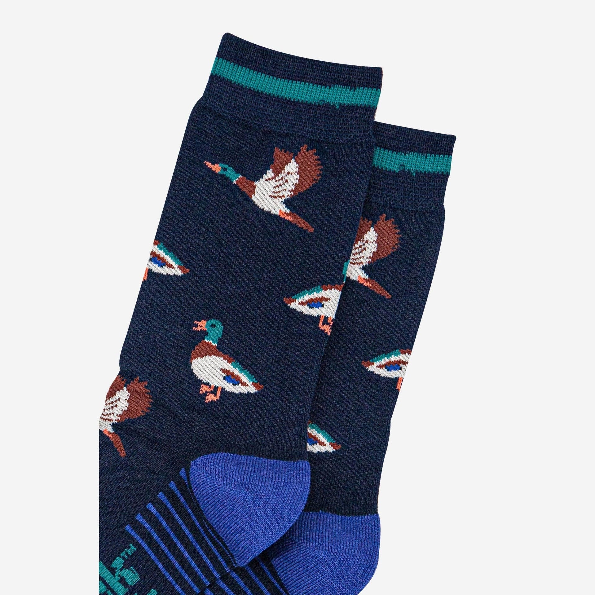 Dunkelblaue Socken Stockenten