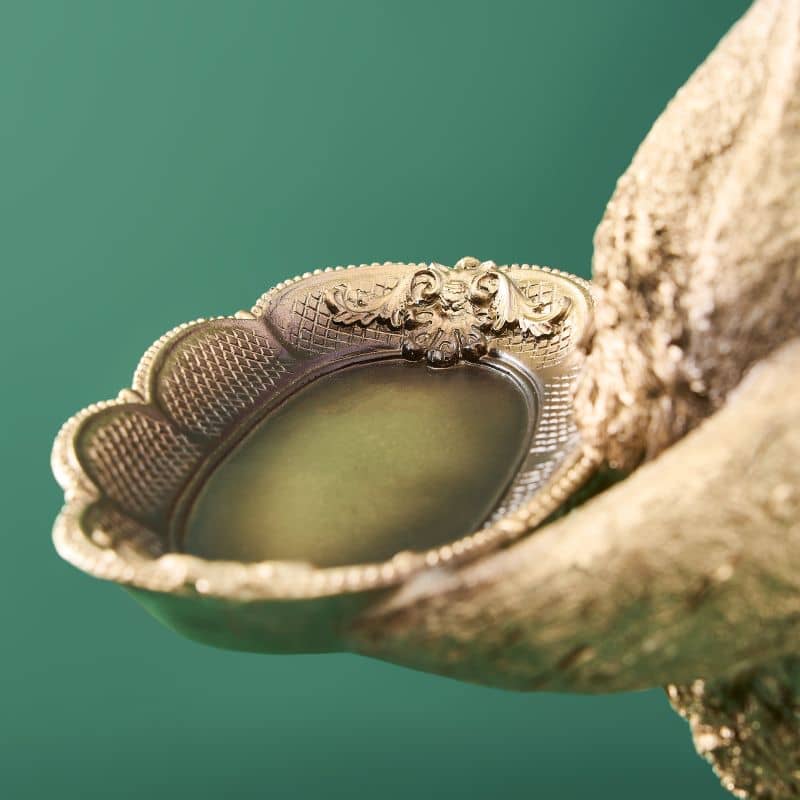 Gold Duck Card Holder, Resin