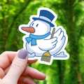 Autocollant Canard des neiges