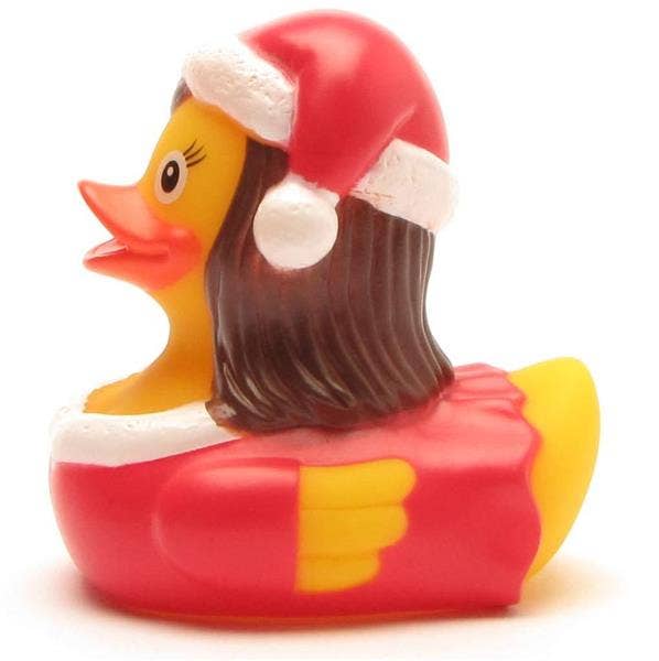 Canard en caoutchouc du Père Noël - canard en caoutchouc