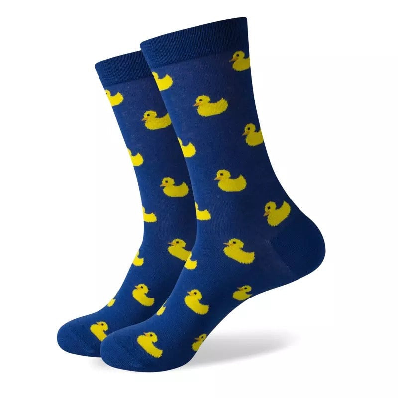 Gelbe Entensocken