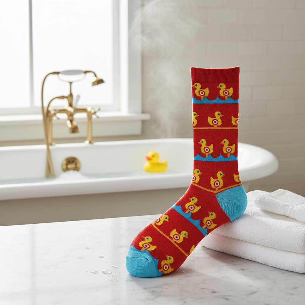 Enten-Toffee-Socken