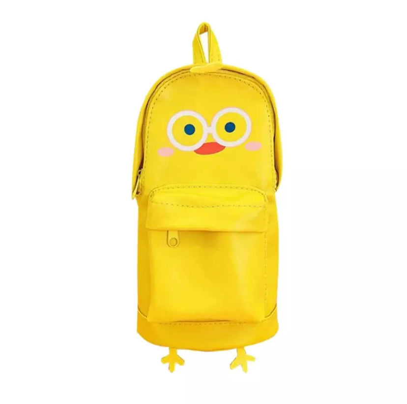 Federmäppchen Mini Rucksack Ente Brille