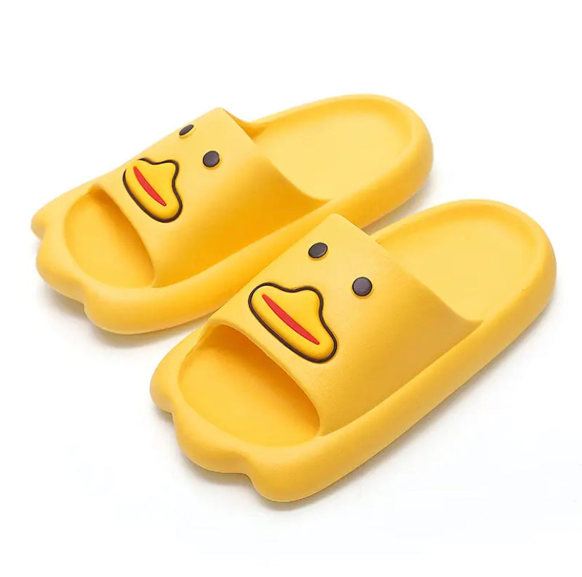 claquettes patte de canard