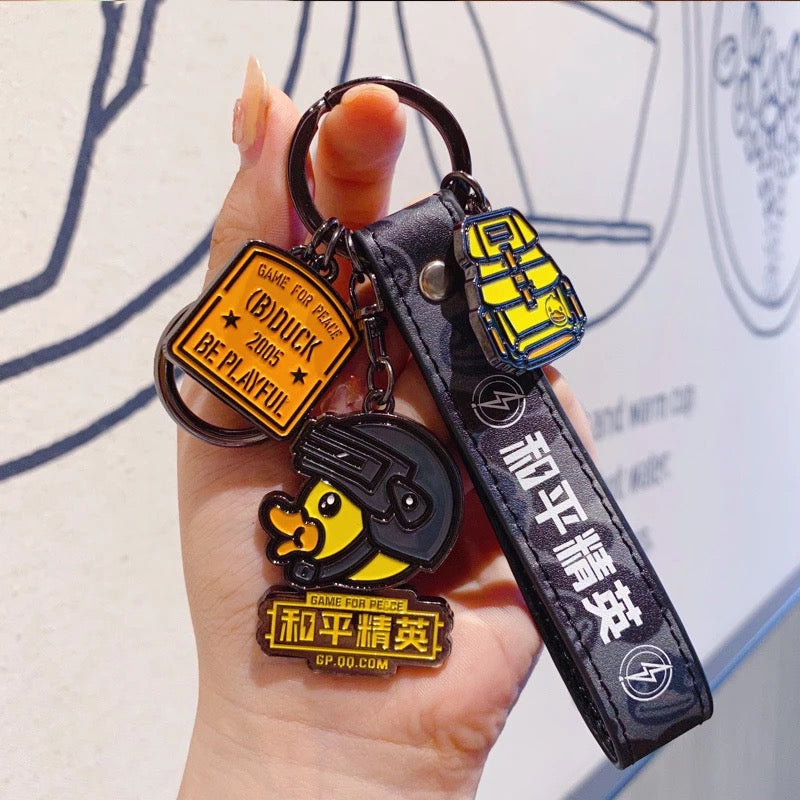 Militaire Duck Sleutelhanger