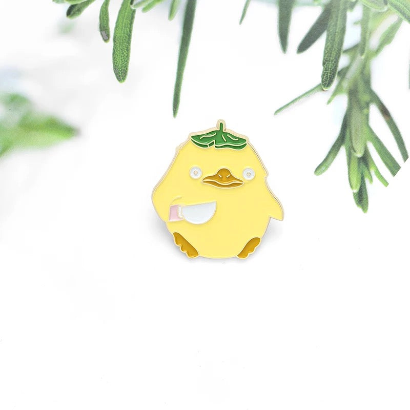 Ginko mes eenden dennen