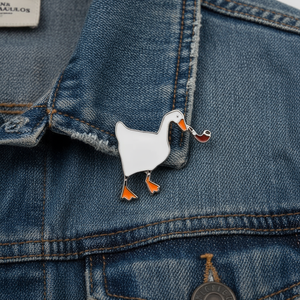 White Duck Pipe Pin