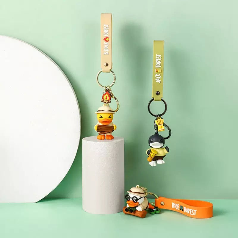 porte-cles-canard-blanc-campeur