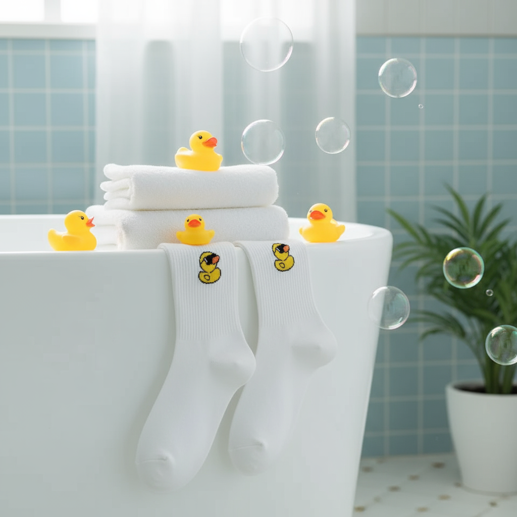 Duck sunglasses duck socks