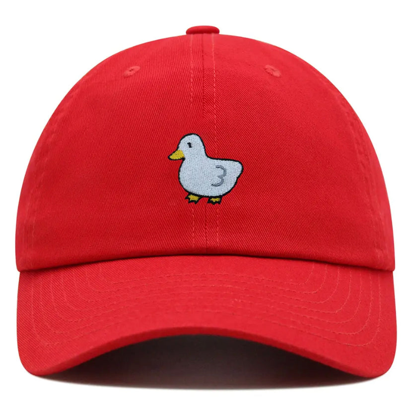 Embroidered duck cap