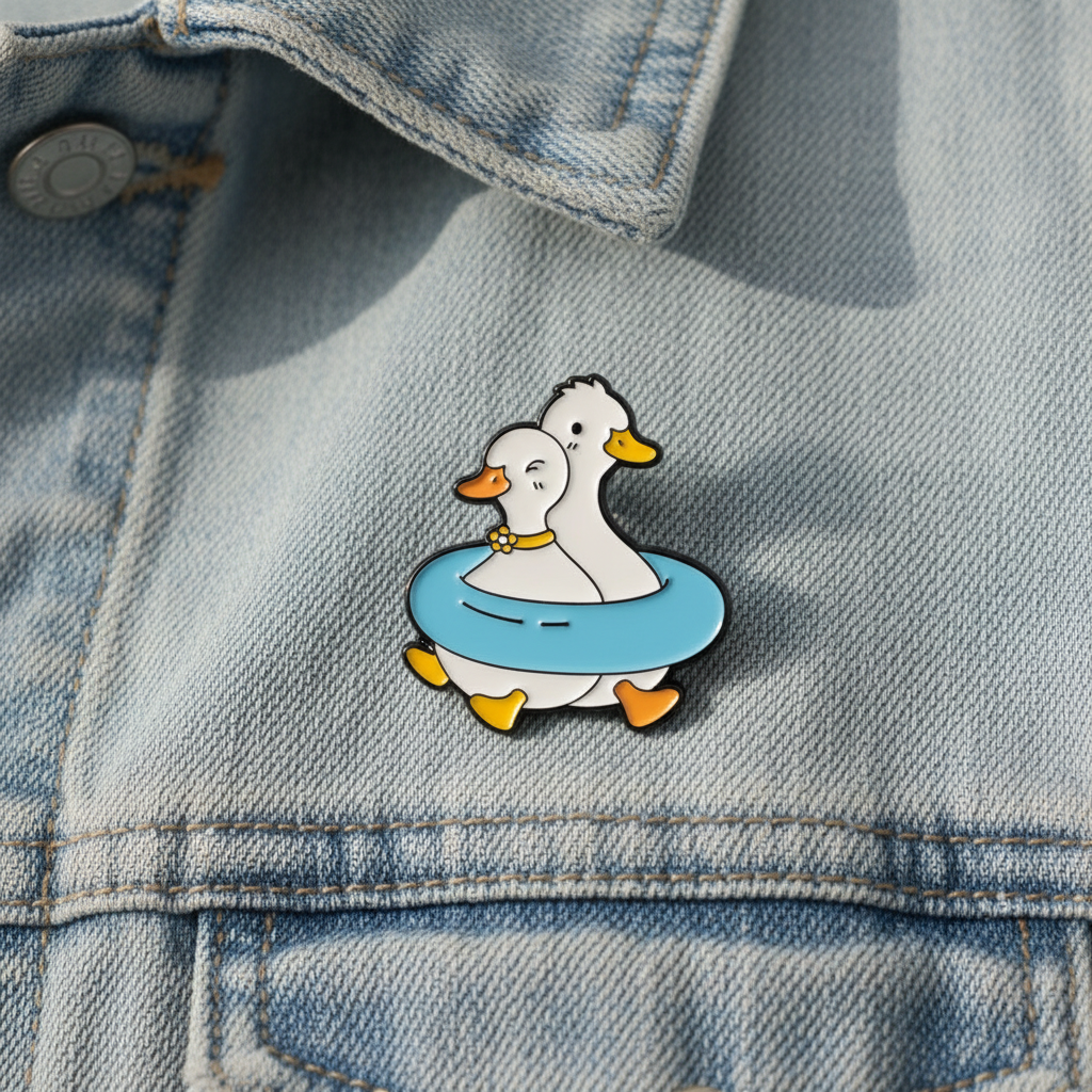 Pins Canards Blancs Bouée