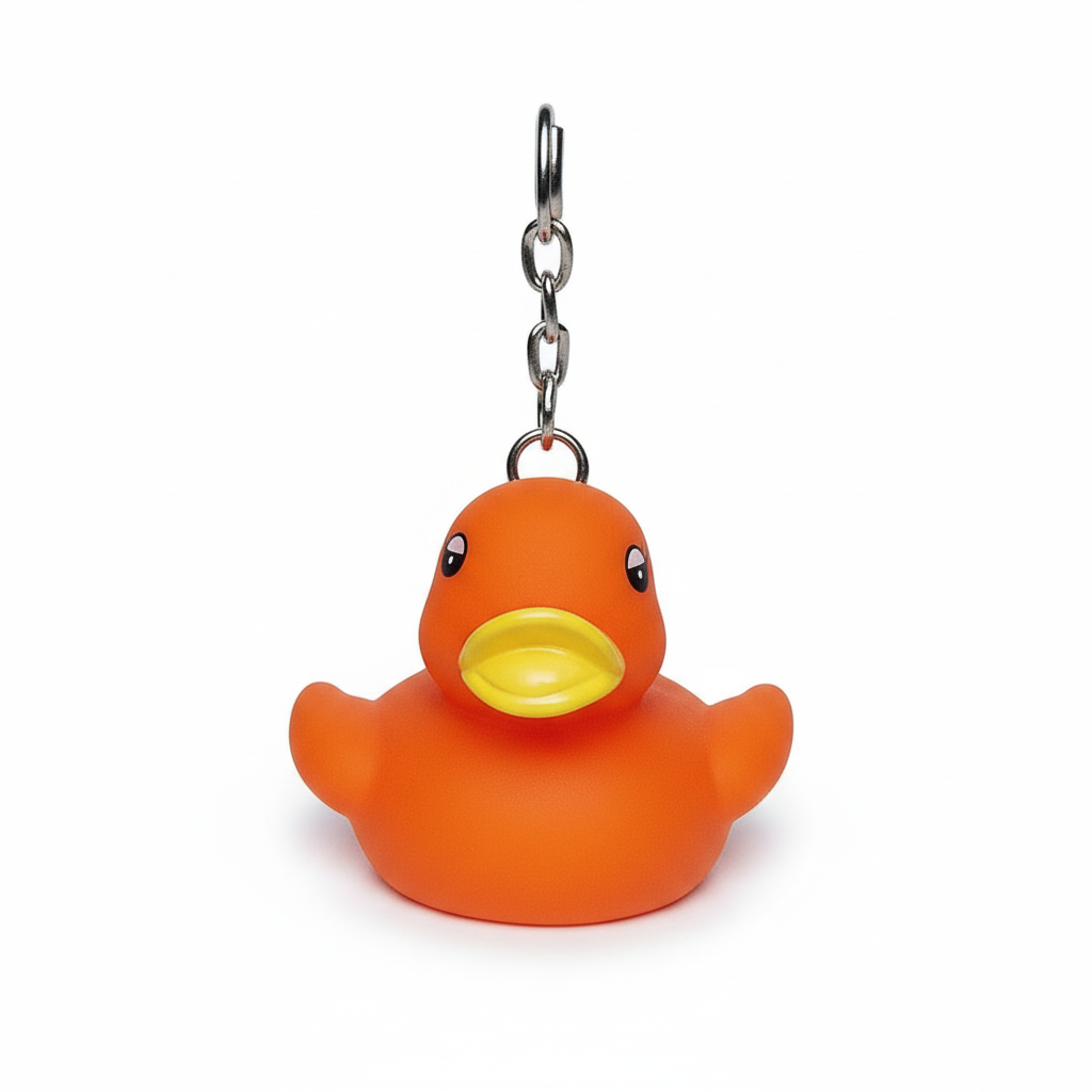 Schlüsselanhänger mit Badeente