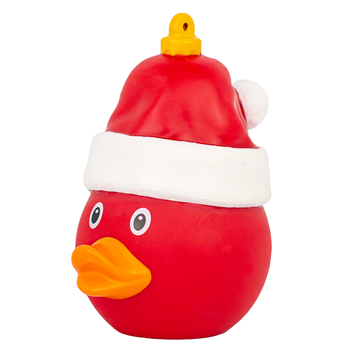 Weihnachtskugel-Ente mit Hut