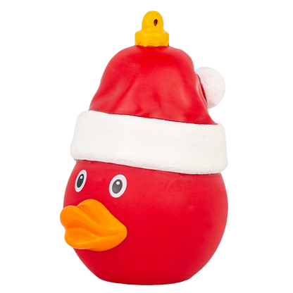 Weihnachtskugel-Ente mit Hut