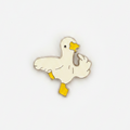 Pin's Canard Blanc Heureux - photo produit