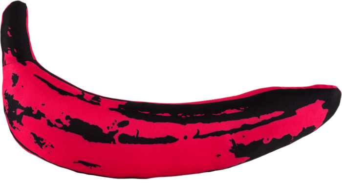 Plüschbanane Rosa Andy Warhol