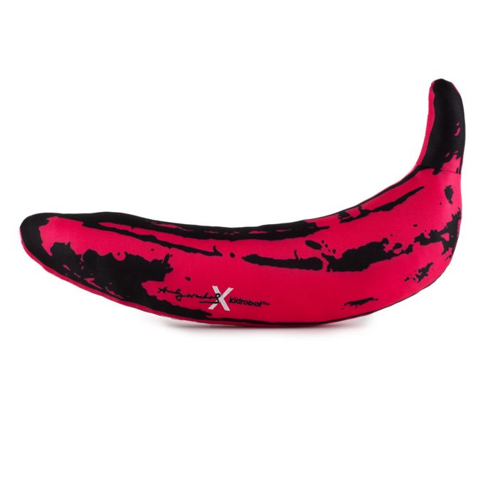 Plüschbanane Rosa Andy Warhol