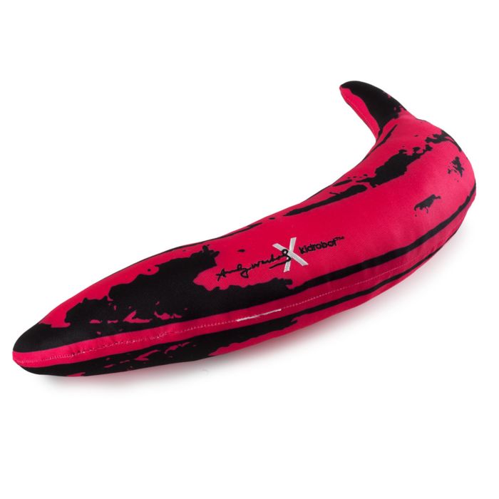 Plüschbanane Rosa Andy Warhol