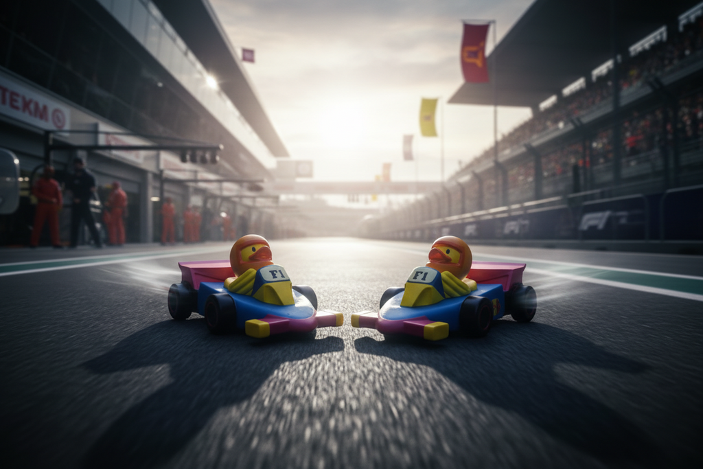 Canard Voiture de course F1