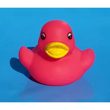 Petit Canard Original Rose pétant  | Canard de bain classique rose fuchsia baby shower