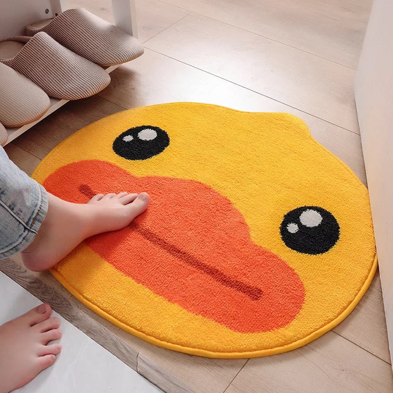 Tapis de salle de bain Canard Jaune – visuel produit