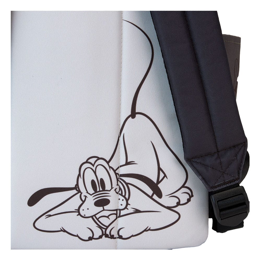 mickey friends canvas nylon full size backpack loungefly