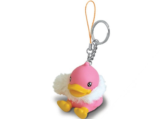 Rose duck keychain